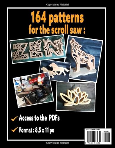 2025 Scroll saw patterns: Scroll saw patterns: Inspirations for wood lovers: 164 patterns with Trees of Life, Hearts, Sailboats, animal family puzzles, landscapes...