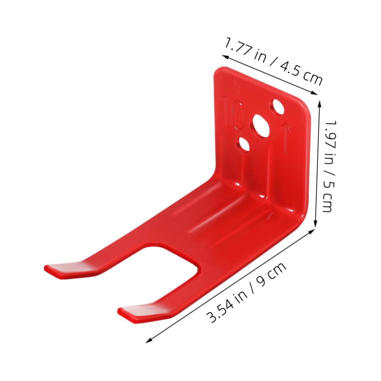 DOITOOL Estante Para Extintores Soporte De Pared Metálico Diseño Brillante Para Rápida Identificación Para Oficina o Taller
