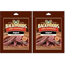 LEM Products Backwoods Reduced Sodium Original Jerky Seasoning, Ideal for Wild Game and Domestic Meat, Seasons Up to 5 Pounds of Meat, 3.6 Ounce Packet with Pre-Measured Cure Packet Included