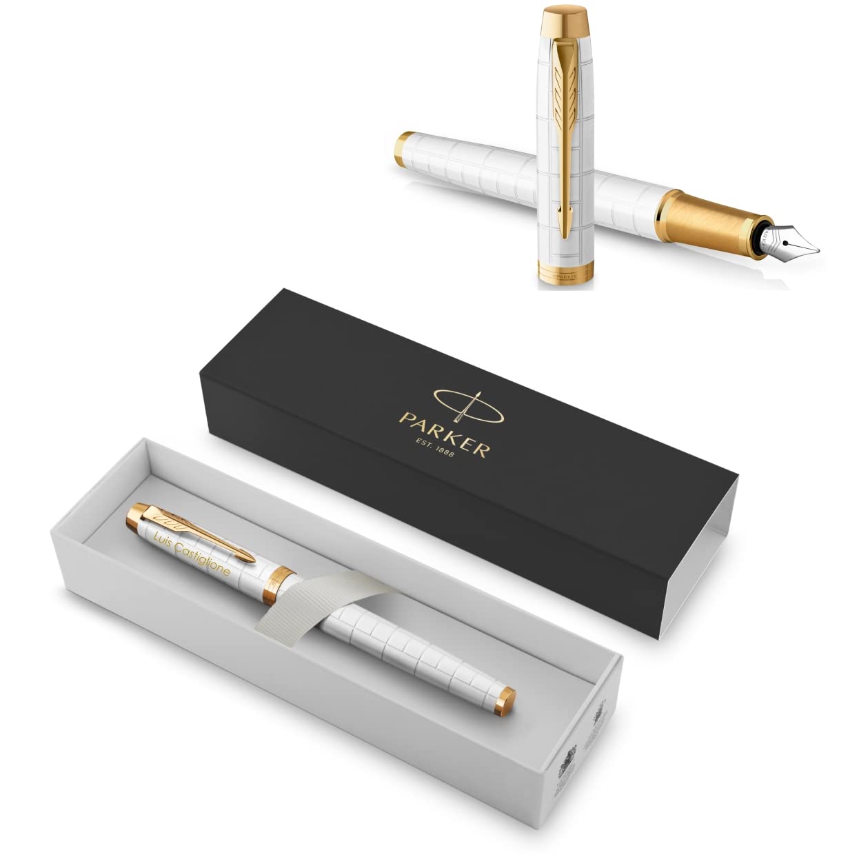 Parker - Penna Stilografica Parker Sonnet Sterling Silver Ciselé 925
