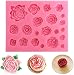 Produktbild Silikonform für Fondant mit 21 Aushöhlungen, Rosen, für Kuchendekoration, Cupcake-Topper, Polymerton, Seife, Wachs, Basteln
