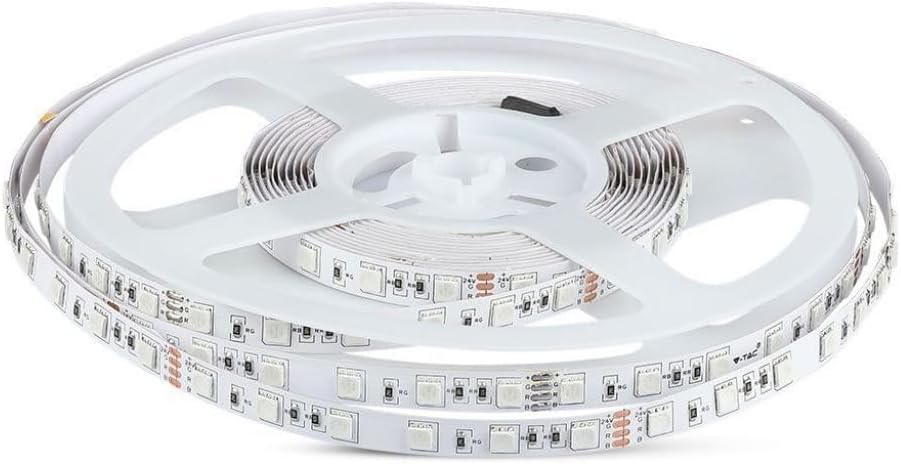 V-TAC VT-5050 Strip LED SMD5050 10W/m 5m 60 LED/m 24V 4000K IP20 10mm 212459