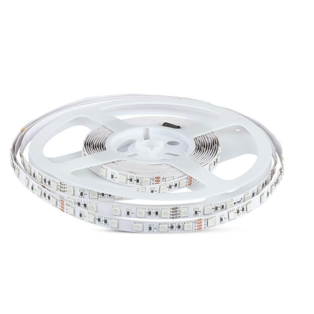 V-TAC VT-5050 Strip LED SMD5050 10W/m 5m 60 LED/m 24V 4000K IP20 10mm 212459
