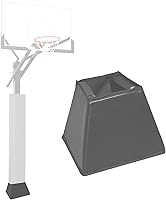 Vista 10 de Base acolchada de baloncesto de base cuadrada para baloncesto, almohadilla cuadrada de alta resistencia, para exteriores se adapta a 4 x 4 pulgadas