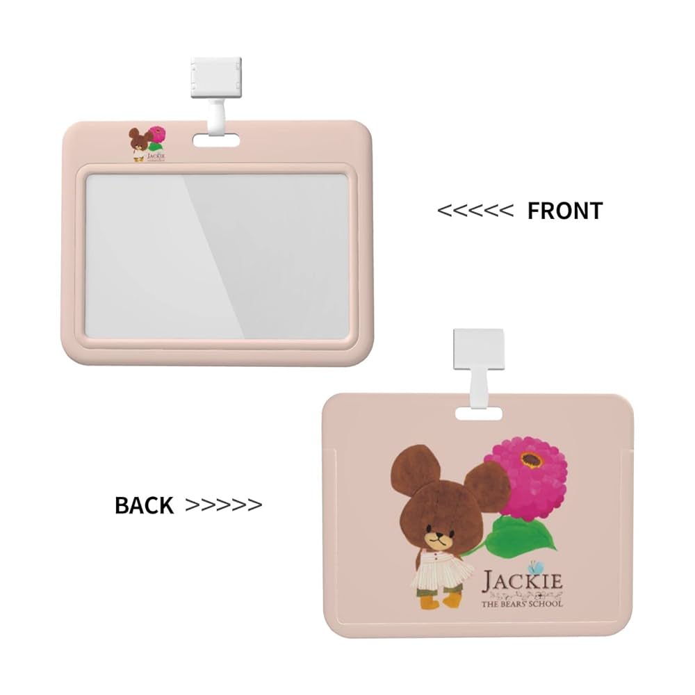 Amazon.co.jp: くまのがっこう idカードホルダー 横 パスケース