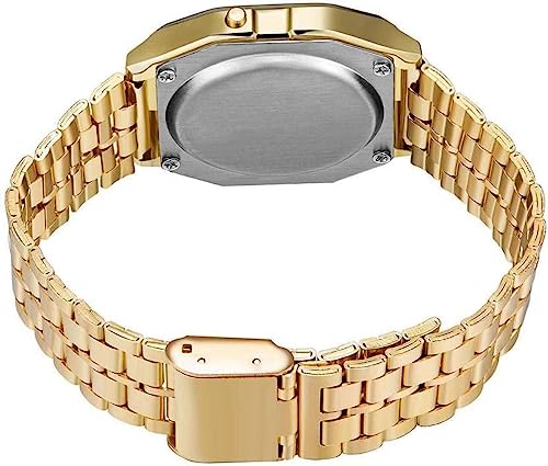 Image of Acnos Brand Digital 4 Colours Vintage Square Dial Unisex WR70ist Watch for Men Women Pack of 1 (WR70)