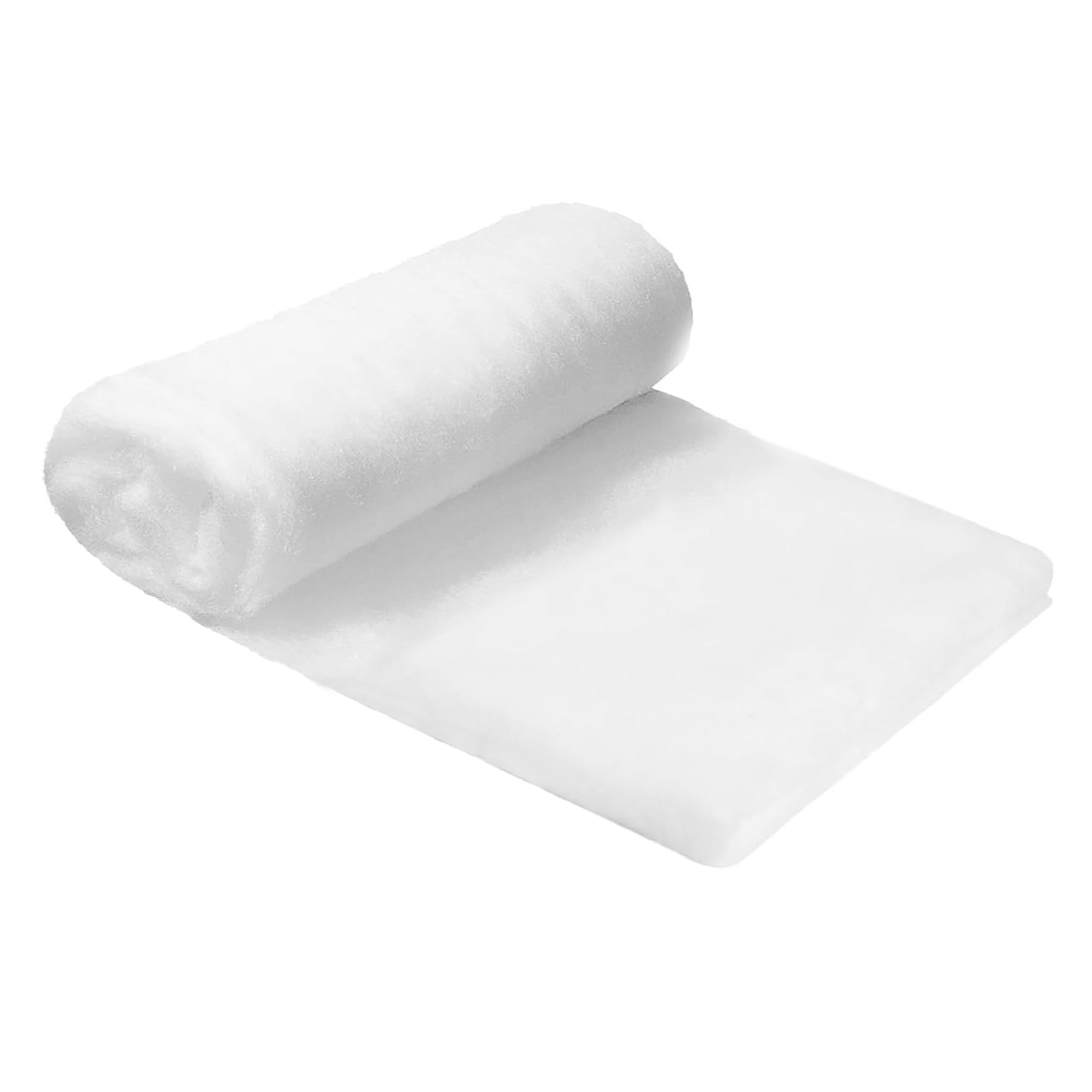 Fogcosy White Christmas Fake Snow Blanket, 15.7X59 Inch Artificial Snow Blanket Backdrops, Thick Soft Fluffy Artificial Snows Roll For Christmas Village Displays, Xmas Tree Deocration