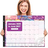 Gannyfer Desk Calendar 2026 - 18 Month Large Desk Calendar, Use January 2026 to Jun 2027, 22" x 17" Desktop Pad Calendar, Office Supplies Perfect for Planning and Organizing In Your Home, School or Office