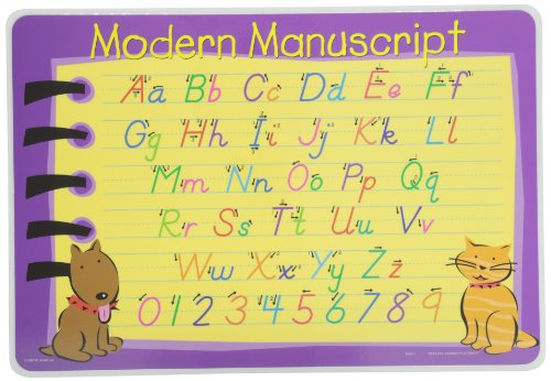 Painless Learning Modern Manuscript Placemat, Large