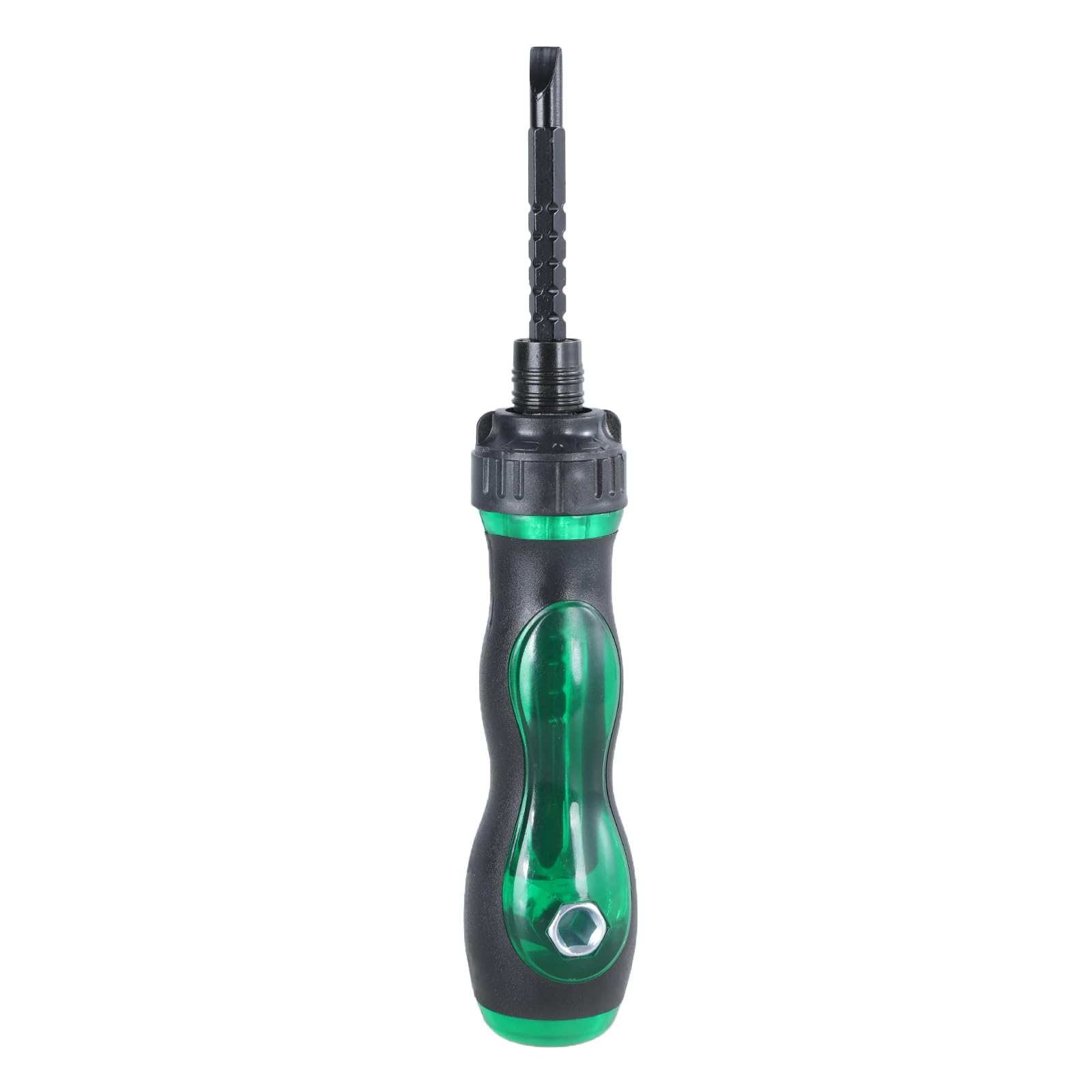 Tsophreniq 6 Inch Telescopic Ra Ratcheting Telescopic Screwdriver Double Purpose Ratcheting Screw Driver Adjustable Rod Length Hand Tool Telescopic Screwdriver