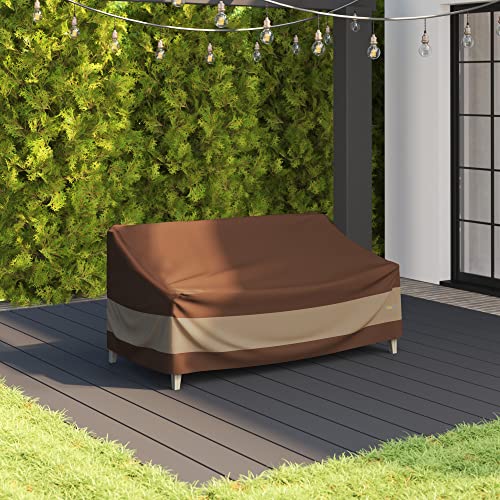 DUCKCOVERS ULV623835 Ultimate Patio Loveseat Cover, 62 "W x 38" D x 35" H, Mocha Cappuccino, Patio Furniture Covers by Duck Covers - Image 8