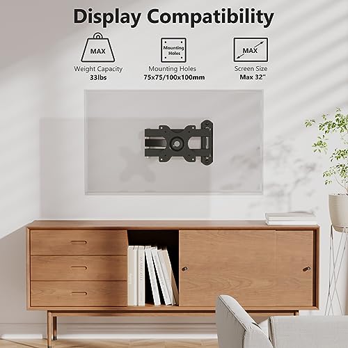 Wali WL-1330LM Tv Wall Mount Articulating Lcd Monitor Full Motion 15 Inch Extension Arm Tilt Swivel thumb #1