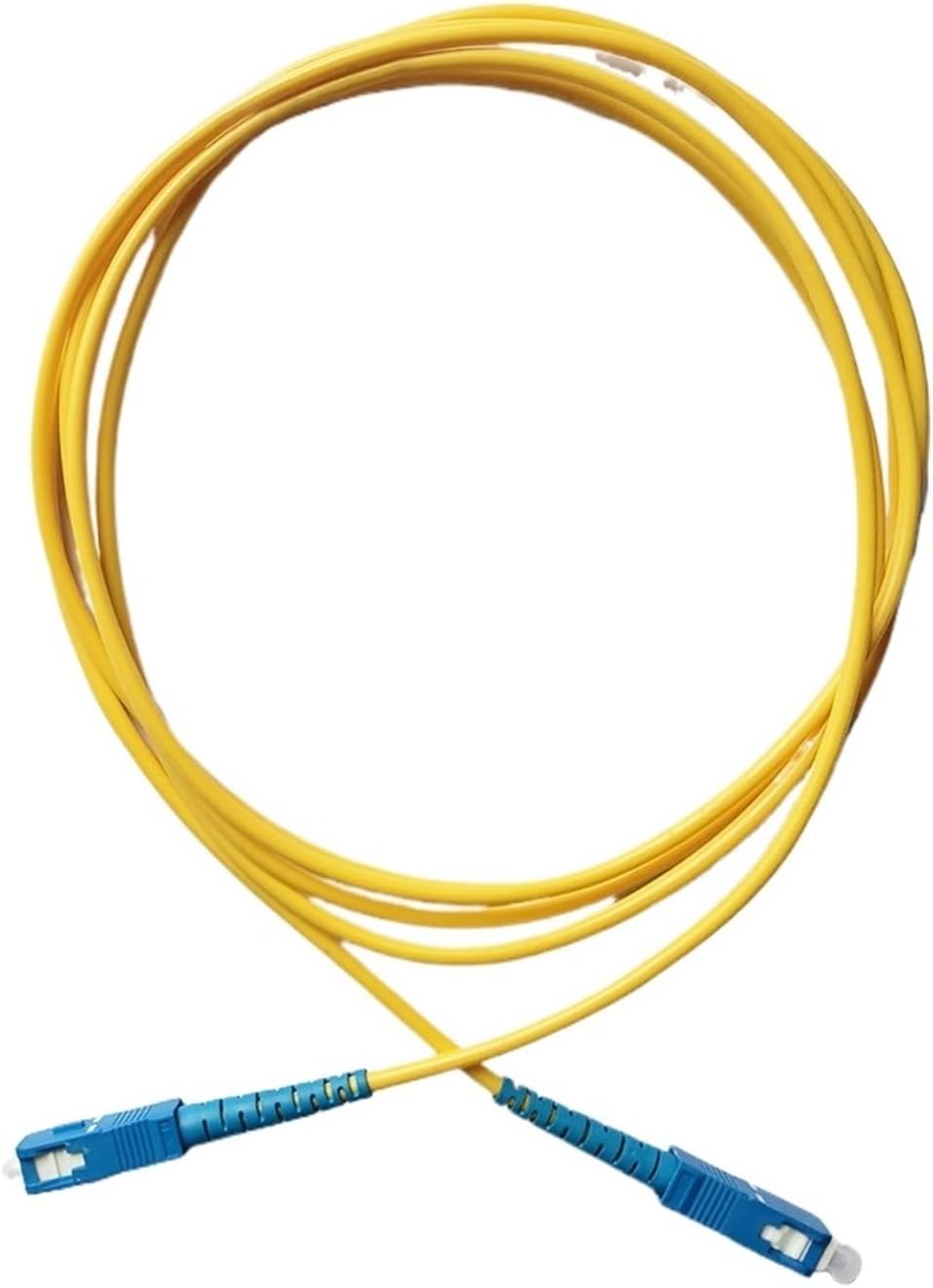 SC/UPC-SC/UPC FTTH Fiber Optic Patch Cord, Single-Mode Indoor Extension Cable(1M SCupc SC UPC)