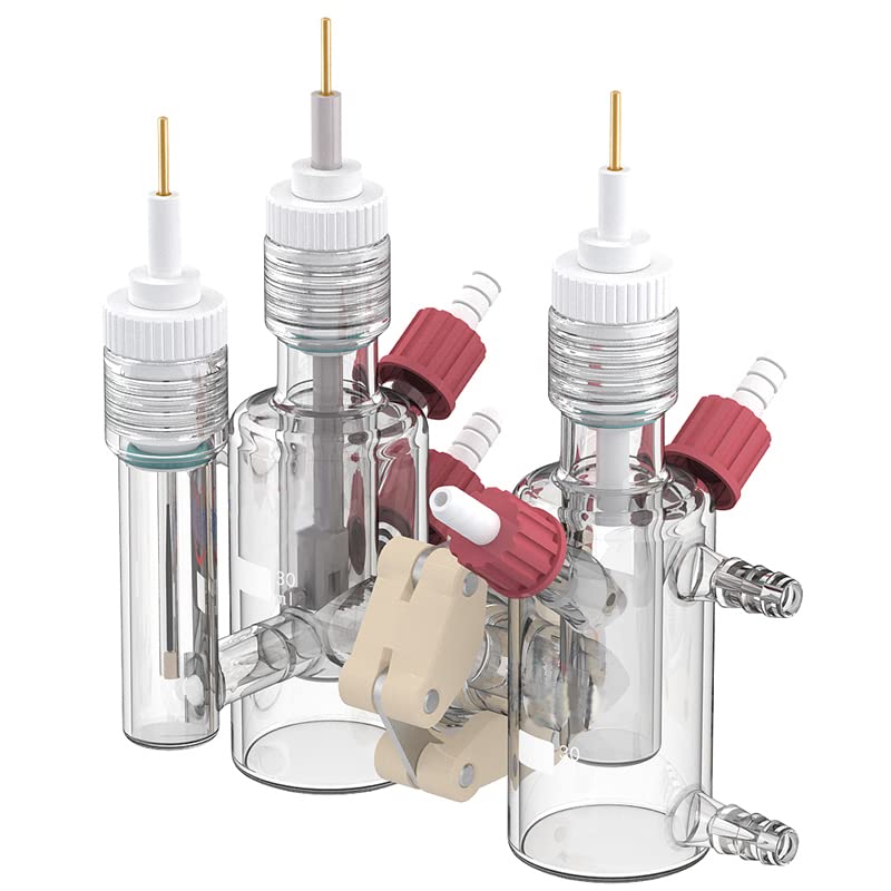 3H Double-Layer Water Bath Temperature Control Replaceable Membrane Three Port Three Cell electrochemical electrolytic Reaction Cell (D-10ml)