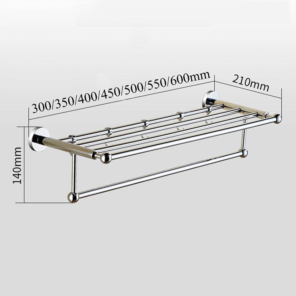 Portasciugamani autoadesivo da parete con gancio in rame porta strofinacci per bagno argento 350 mm senza foratura necessaria