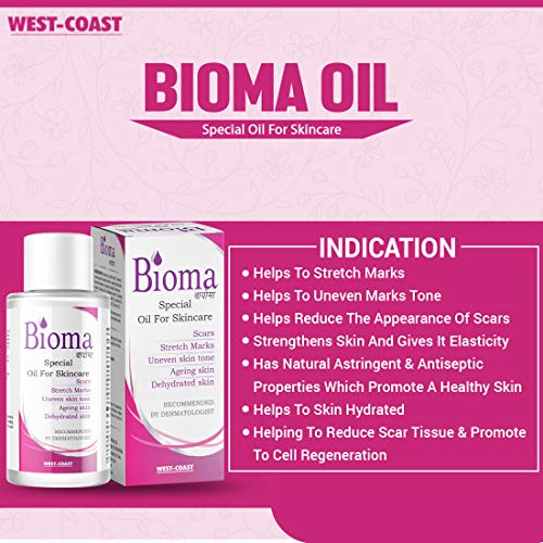 Bioma Bio Oil (For Scars, Stretch Marks, Uneven Skin Tone, Aging & Dehydrated...