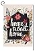 BLKWHT Home Sweet Home Garden Flag Vertical Double Sided Spring Summer Yard Outdoor Decorative 12.5 x 18 Inch