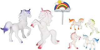 Oasis Supply Unicorn Playset Cake Topper Kit -7 piece set