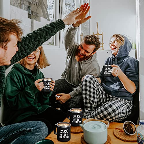 Gingprous Gamer Gifts For Men, I'm Gaming Do Not Disturb Insulated Coffee Travel Mug, Gaming Gifts For Game Lovers Birthday Christmas Gifts For Teens Husband Boyfriend Brother Friends, 12Oz, Black #TOP5
