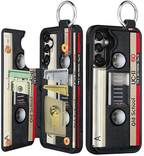 Shorogyt for Samsung Galaxy S25 Plus Wallet Case, CD Tape