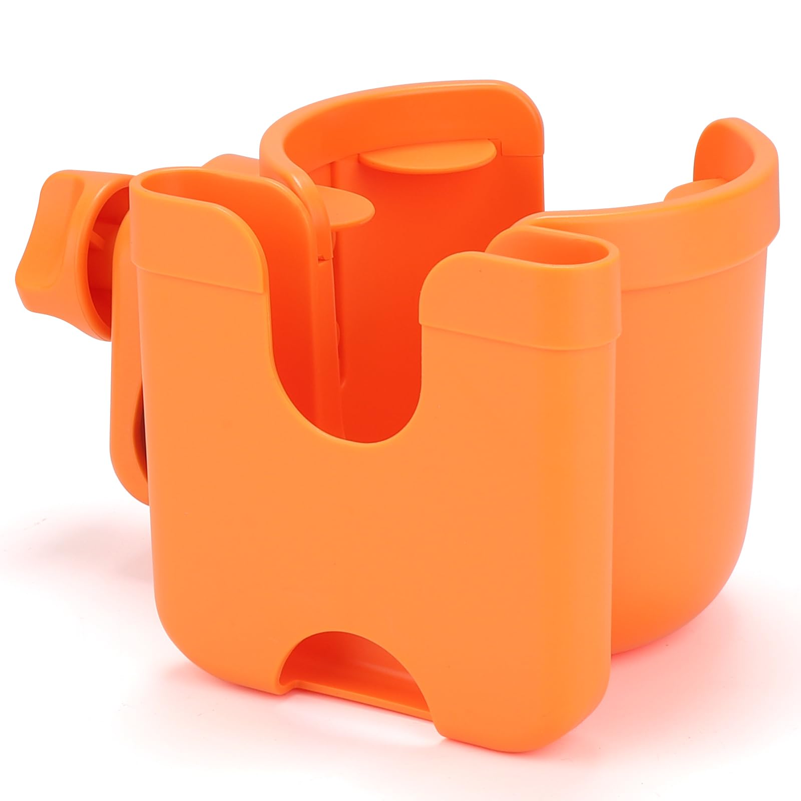 Accmor Stroller Cup Holder with Phone Holder, Bike Cup Holder, Walker Scooter Wheelchair Cup Holder Attachment, Universal Cup Holder for Uppababy Graco Strollers