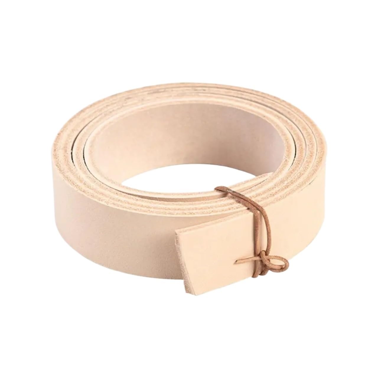 Leather Strap Belt Blank Strip Genuine Cowhide Tooling Veg Tanned Shoulder & Butt Craft Hand Making Tag(Natural)