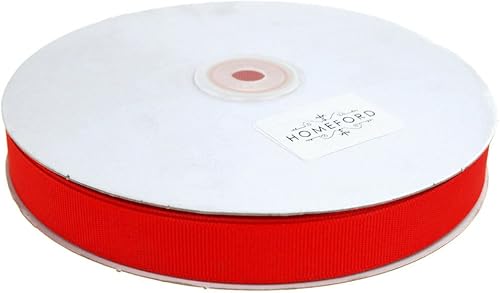 Miniatura 73 de Homeford Cinta de grogrén sólido, 50 yardas (3/8 pulgadas, coral)