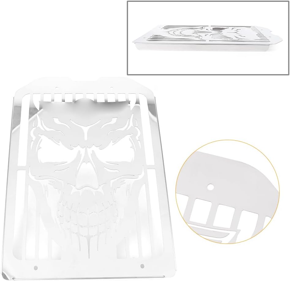 Cnwaga3 Motorcycle Oil Shrouds Guard, Radiators Guard For 2002-2008 for Kawasaki Vulcan 1500 Meanstreak VN1500 (Type B)