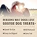Gootoe Buffalo Dog Treats, Natural Low-Fat Chews for Training & Rewards, Limited Ingredient, Puppy Treats for Small Dogs & Puppies, Resealable Bag, Buffalo Bites Stick (Small), 8 oz