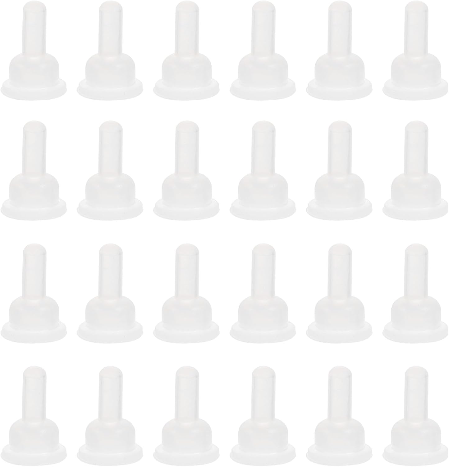 BESPORTBLE 40pcs Silicone Pet Nurser Nipples Replacement, Kitten Bottle Nipples for Puppies Cats Small Animals Feeding