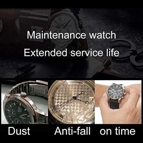 FENOKD Mechanical Watch Shaker Automatic Watch Winder Box, 5 Rotation Modes, 4 Winder Positions with 6 Watches Storage Display Box