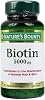 Nature's Bounty Biotin 5000mcg, 72 Tablet, Saç, Cilt ve Tırnak Sağlığı Desteği, Vitamin Takviyesi