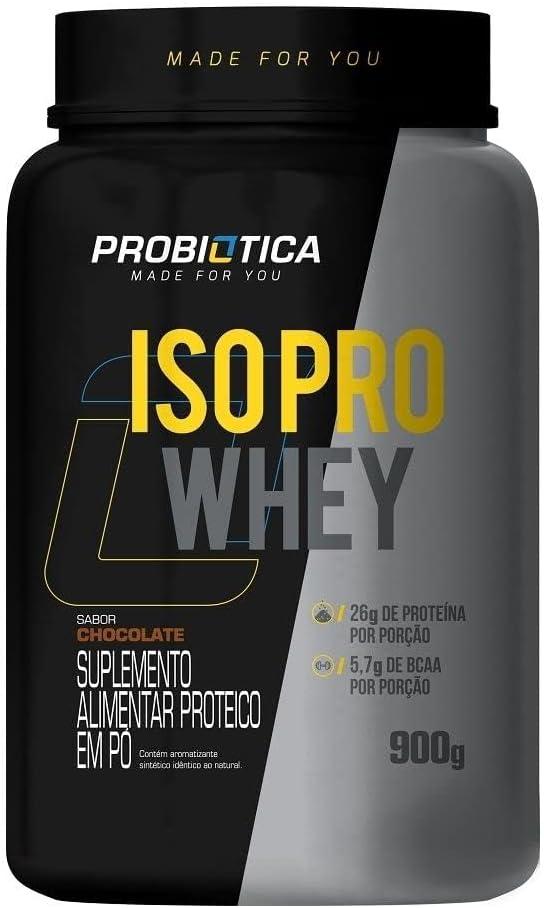 Probiótica Iso Pro Whey (900G) - Sabor Chocolate