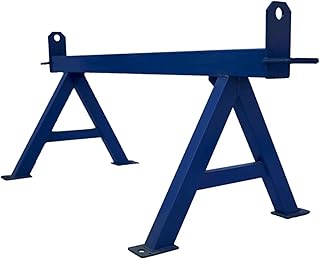 CHERY INDUSTRIAL.COM 6.7ft Steel Sawhorse, Heavy-Duty Steel Frame, Stable Working Platform for Job Site, Workshop, Cutting, Assembling Lumber (10)
