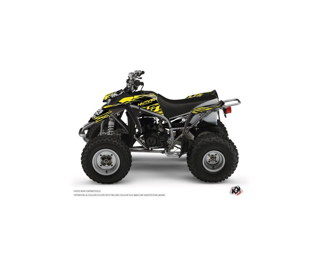 Kit déco jaune fluo Yamaha Blaster pour sorties tout-terrain