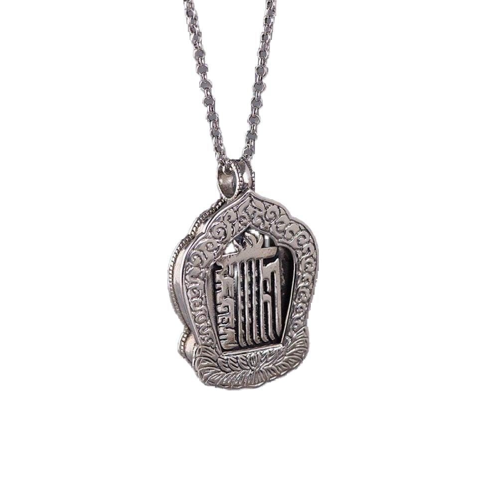 Collier argent S925 ouvrable : protégez vos secrets dans cette boîte Gawu rétro - 2