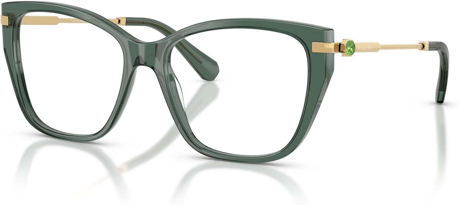 Swarovski womens Sk2060 Cat Eye Prescription Eyewear Frames