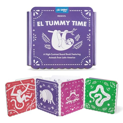 Image of El Tummy Time: A High-Contrast Board Book Featuring Animals from Latin America (Si Sabo Bilingual Books for Kids)