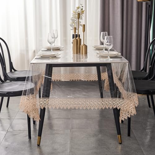 Nappe en vinyle rectangulaire pour table de jardin et cuisine