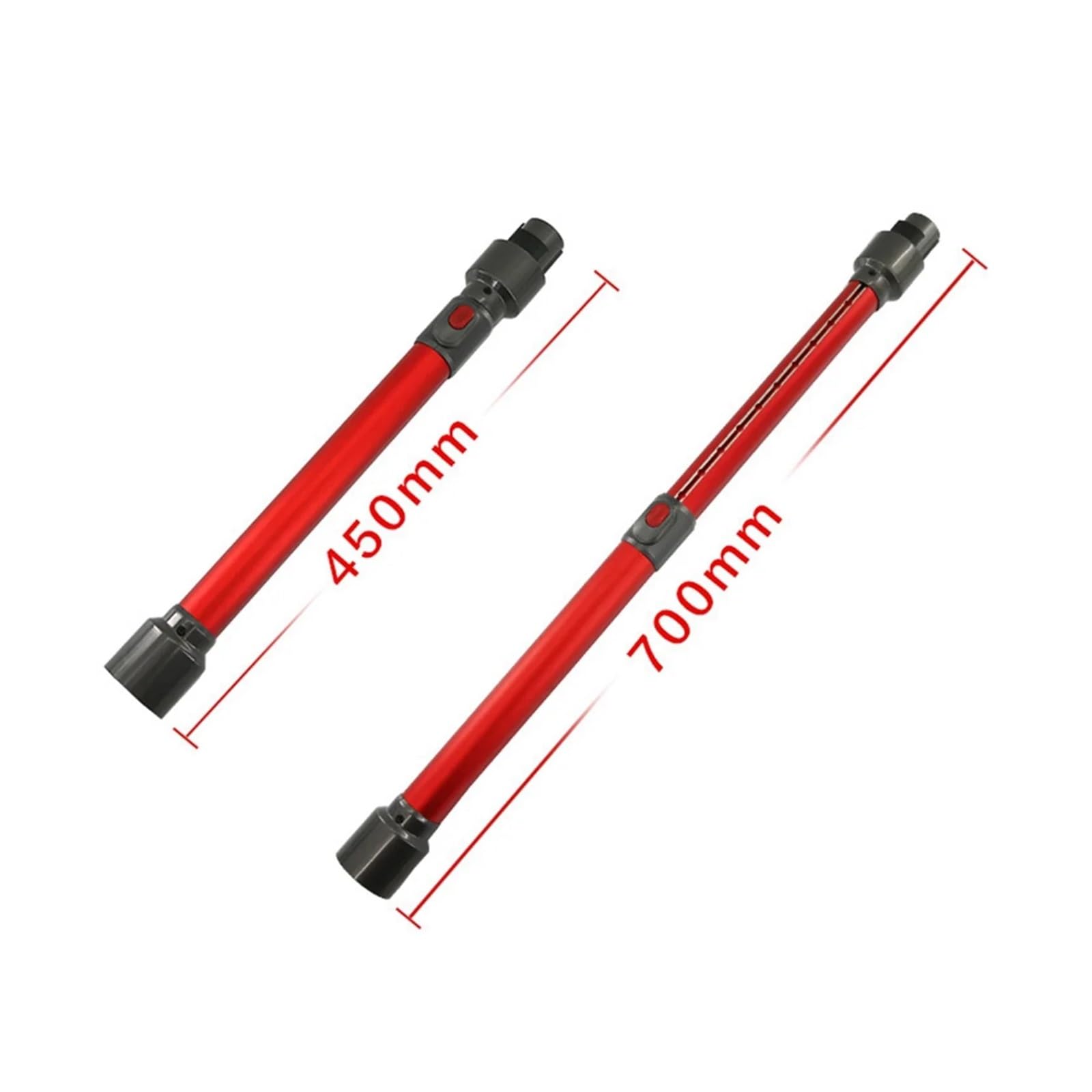 Replacement rod tube, Bacchetta estensibile a sgancio rapido, compatibile con la bacchetta di prolunga Dyson V7 V8 V10 V11 V15, risparmiando da 18 a 27 pollici,Suitable for home offices