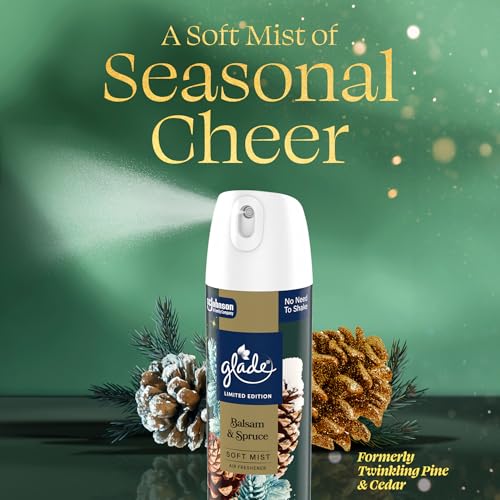 Glade Air Freshener Room Spray, Balsam & Spruce, Odor Fighting to Deliver Long Lasting Freshness, 8 Oz, 6 Count - image 2