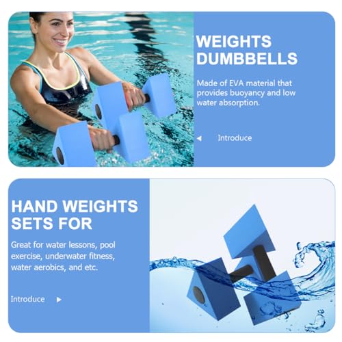 Pesas de agua para aeróbicos acuáticos 2 pcs miniatura 3