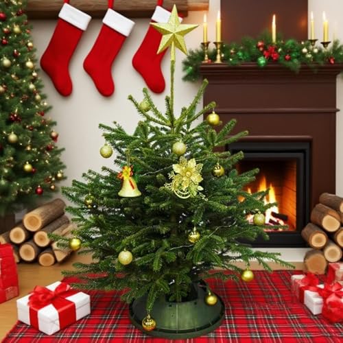 Base para Árbol Artificial interior y jardín con pernos regulables y tanque protector 3