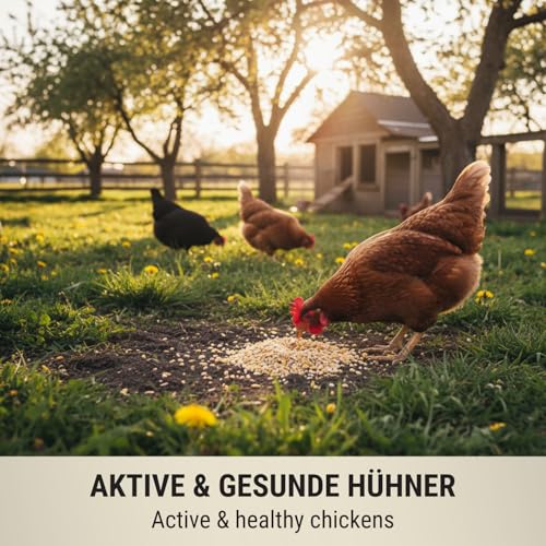 Agrarzone Aliment Bio pour Poules 20kg [Muesli Premium] - 100% Bio Autrichien - Aliment pour Poules sans OGM - Mélange de Graines pour Poules Pondeuses – vue 4