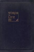 A New Treasury of Words to Live By B000IADCH0 Book Cover