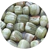 GAF TREASURES 卸売グリーンオニキスタンブルストーン、ポリッシュグリーンオニキスジェムストーン、グリーンオニキスヒーリングクリスタル(グリーンオニキス、5ポンド) GAF TREASURES 卸売グリーンオニキスタンブルストーン、ポリッシュグリーンオニキスジェムストーン、グリーンオニキスヒーリングクリスタル(グリーンオニキス、5ポンド)