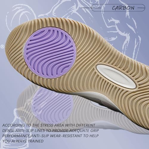 Image of Men's Basketball Shoes Fashionable Breathable Anti Slip Sports Shoes Outdoor Running Fitness Training Shoes