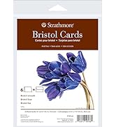 Strathmore 400 Series Cards, Bristol, 5x6.875 inches, 6 Pack, Envelopes Included - Custom Greetin...