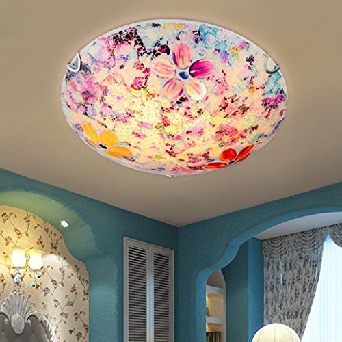 Plafonnier de chambre confortable Tiffany pour lumière douce GZ