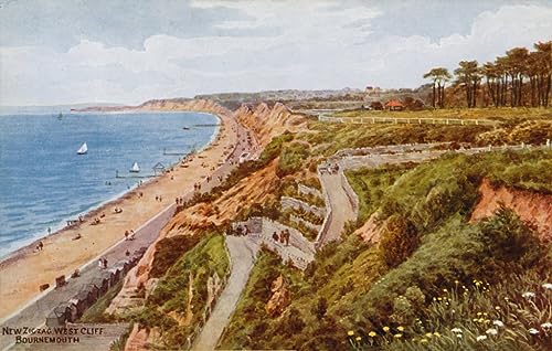 Lienzo de West Cliff por Alfred Robert Quinton para pared en formato de 60x90cm